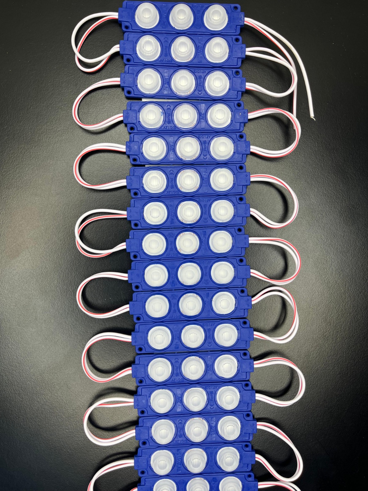 3'lü Mercekli LED Modül Aydınlatma - 12V DC 3