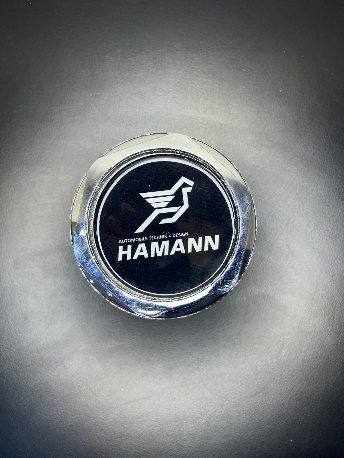 Hamann Motorsport Tasarımlı Araç Yakıt Depo Kapağı Aksesuarı - Krom Çerçeveli