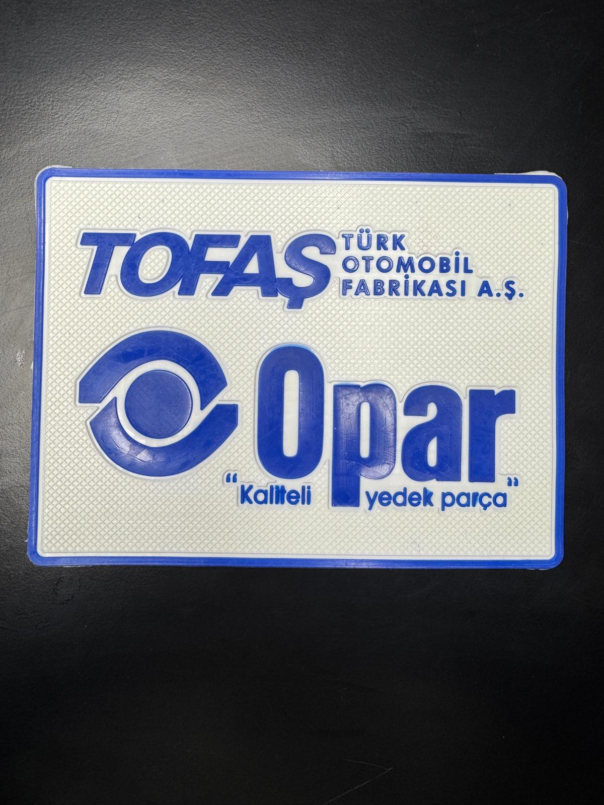 Araç Logolu Torpido Üstü Kaydırmaz Ped - Telefon ve Eşya Tutucu Mat 10