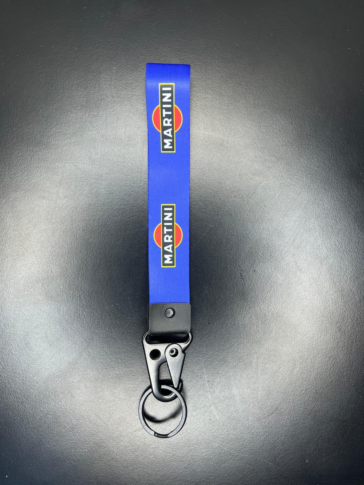 Martini Racing Logo Tasarımlı Kordon Anahtarlık - Motorsport Blue Edition