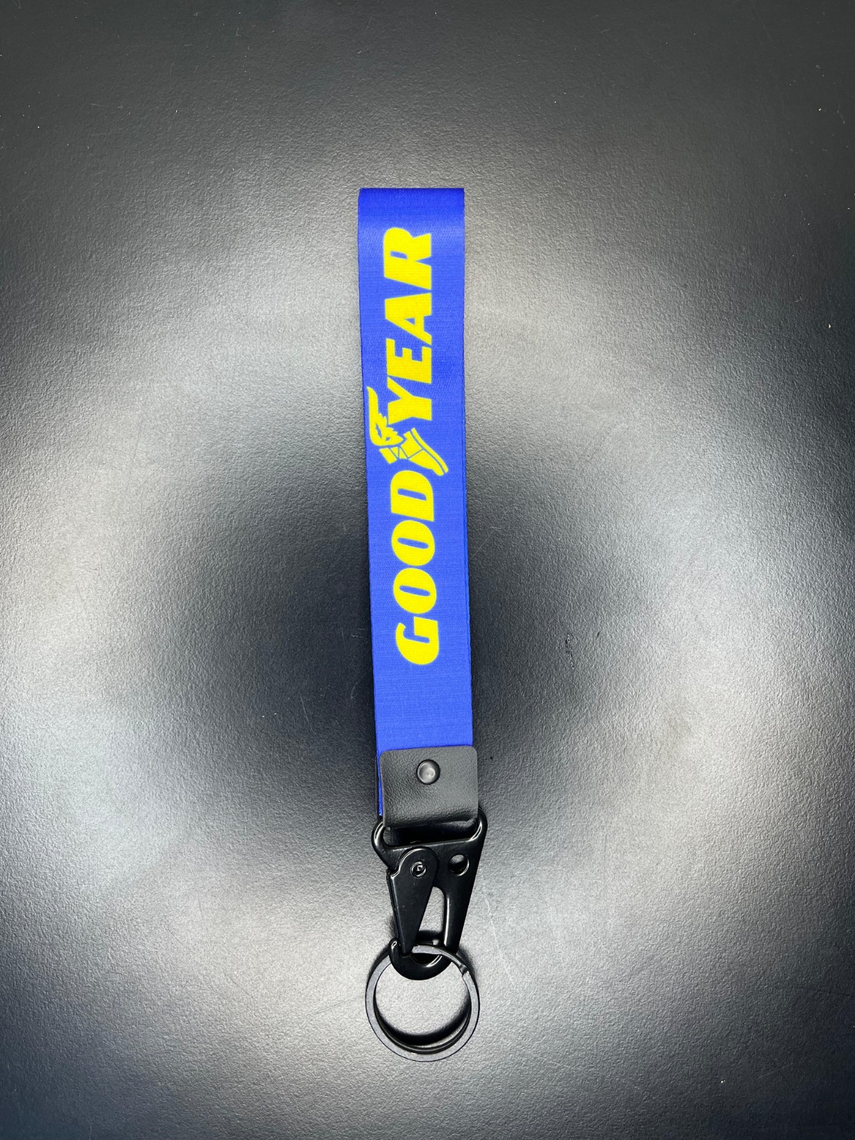 Goodyear Logo Tasarımlı Kordon Anahtarlık - Blue Racing Edition