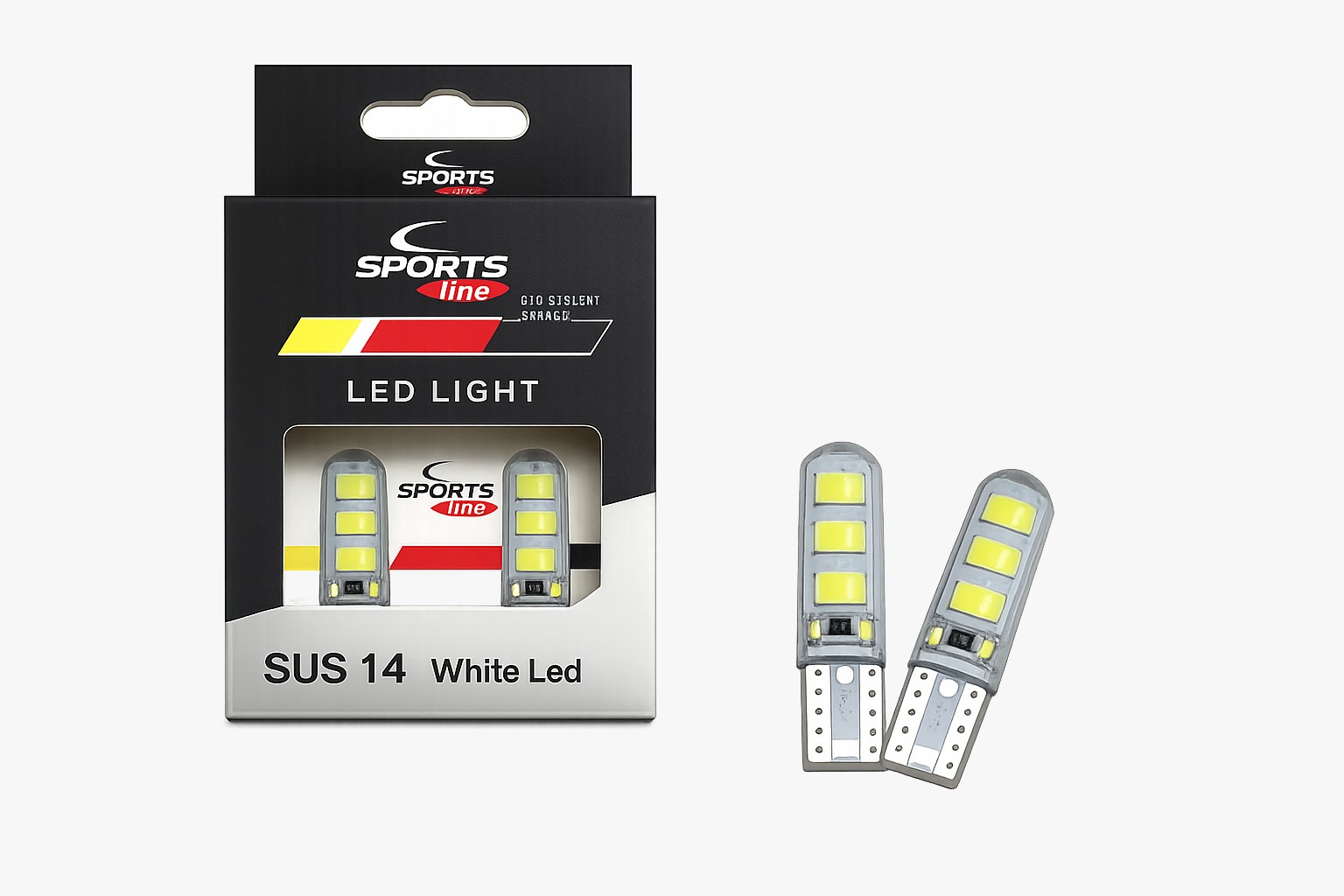 Sports Line T10 Park Ampulü 6'lı Power LED - Beyaz (Set)