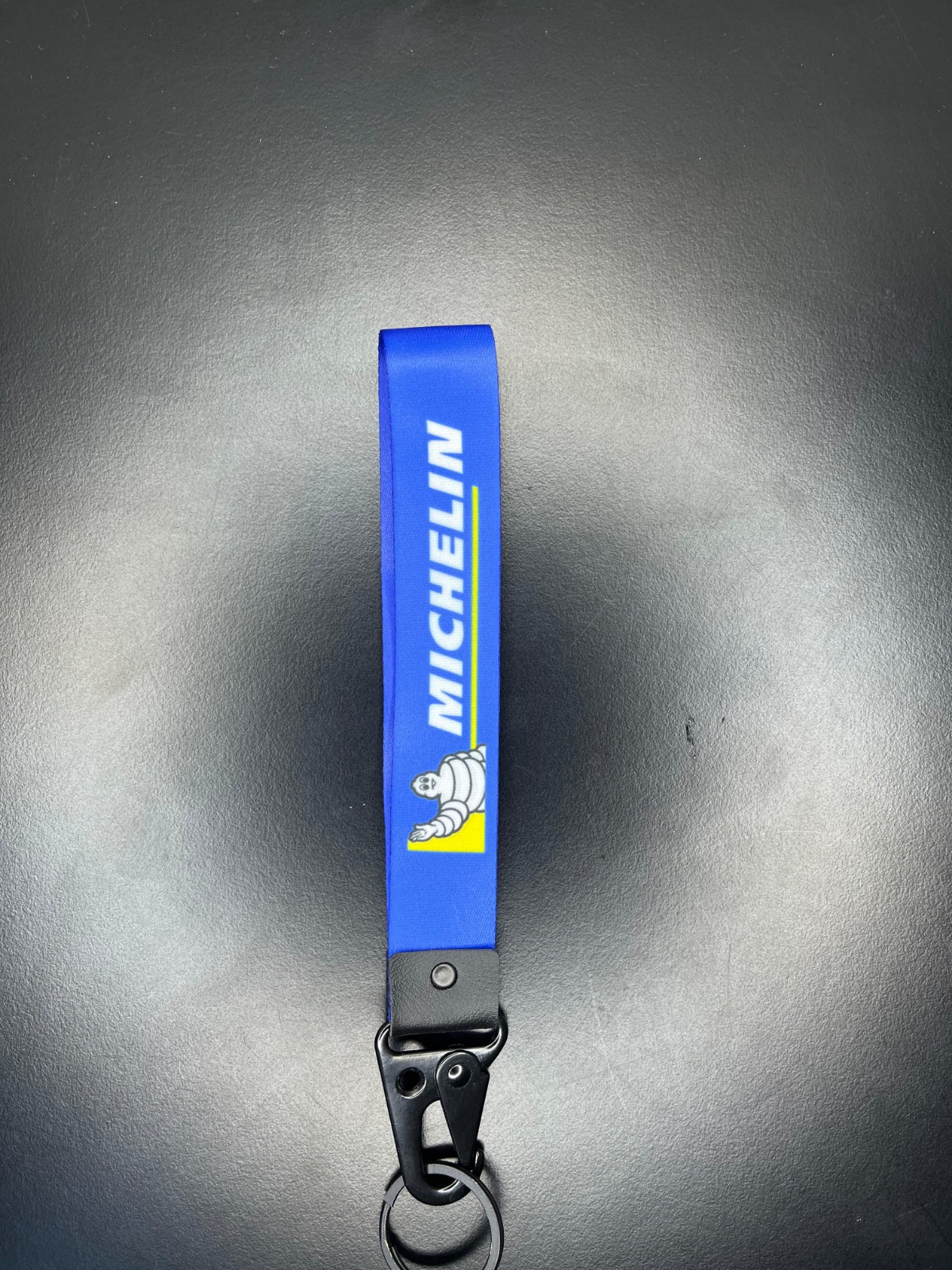 Michelin Bibendum Logo Tasarımlı Kordon Anahtarlık - Blue Legend Edition